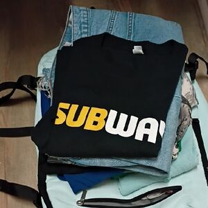 Jerzees Black and Yellow Short Sleeve T-Shirt